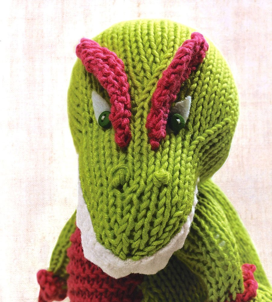 Just Crafty Enough – Knitted Dinosaurs Book Review