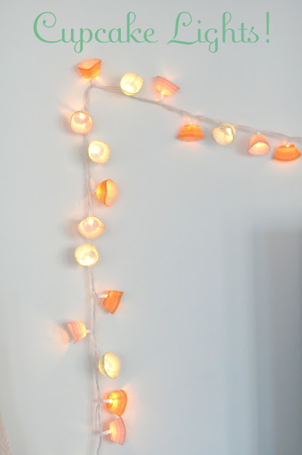 These cupcake liner lights by Caitlin Wilson Design are really cute and look