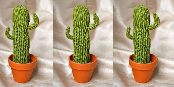 Just Crafty Enough – Project: Knit Saguaro Cactus